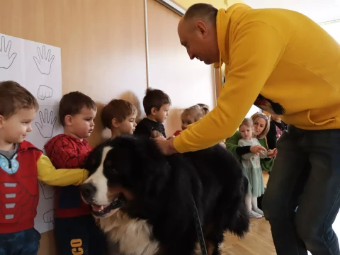 Kolejne spotkanie z pieskami - dogoterapia w Lajkoniku!