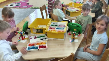 Diabelski młyn z klocków Lego - zajęcia z robotyki.