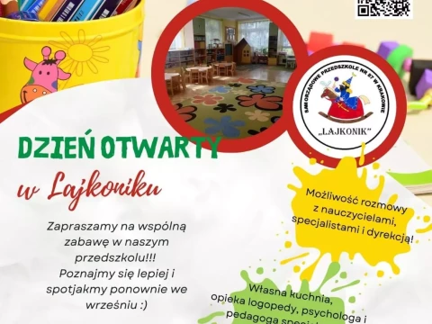 ZAPRASZAMY NA DZIEŃ OTWARTY W LAJKONIKU!
