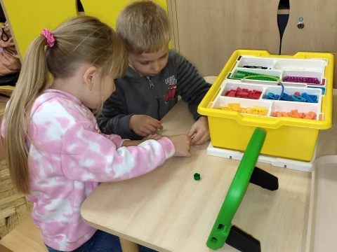 Zajęcia z robotyki - krokodyl!