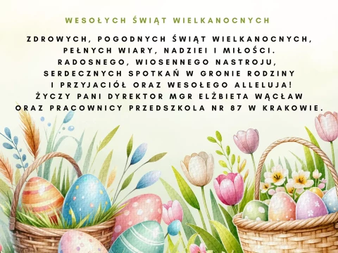 ŻYCZENIA WIELKANOCNE!